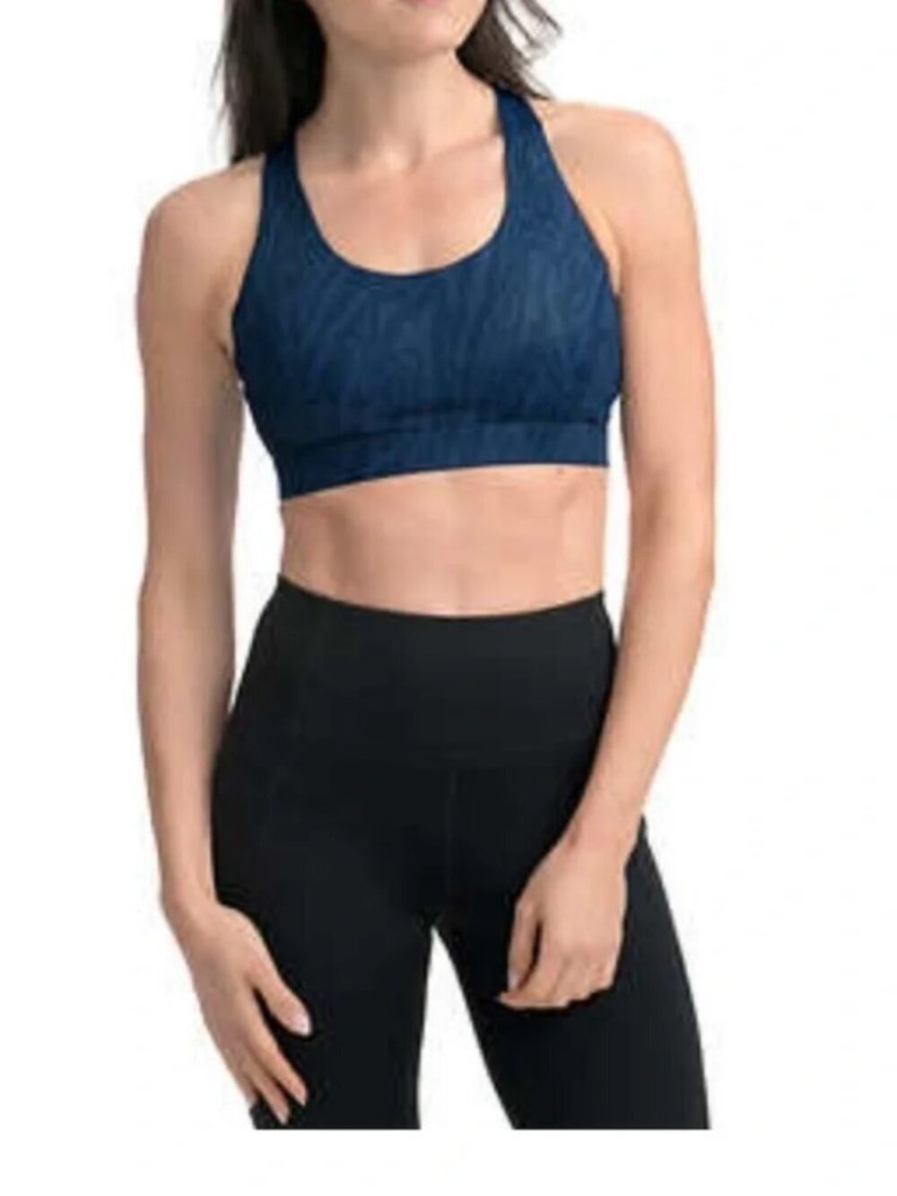 LOLE Navy Blue pattern athletic support top Size Large
